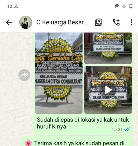 Pengiriman Papan Bunga Duka Pener Pangkah
